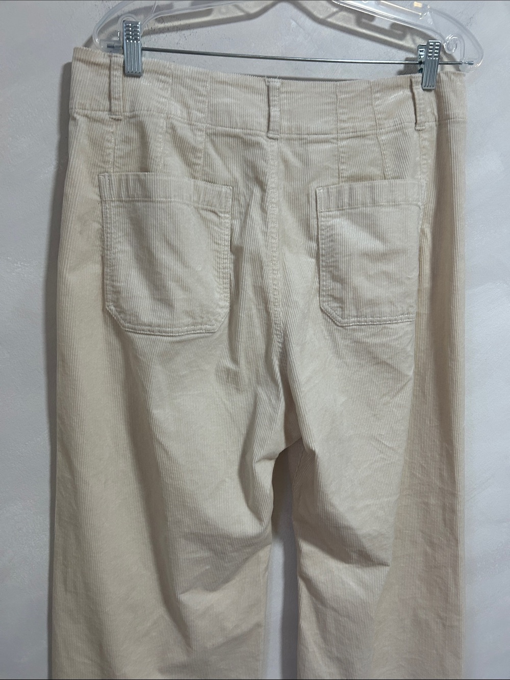 8 Items For Only $30 Cropped Wide-Leg Cream Pants - Women's - Picture 8 of 11